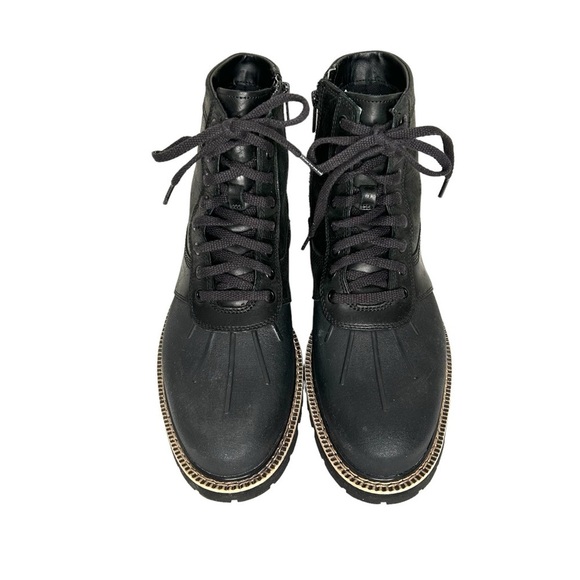 Timberland Men’s Black Snow/Rain Leather Ankle Boots #A1319 Sz